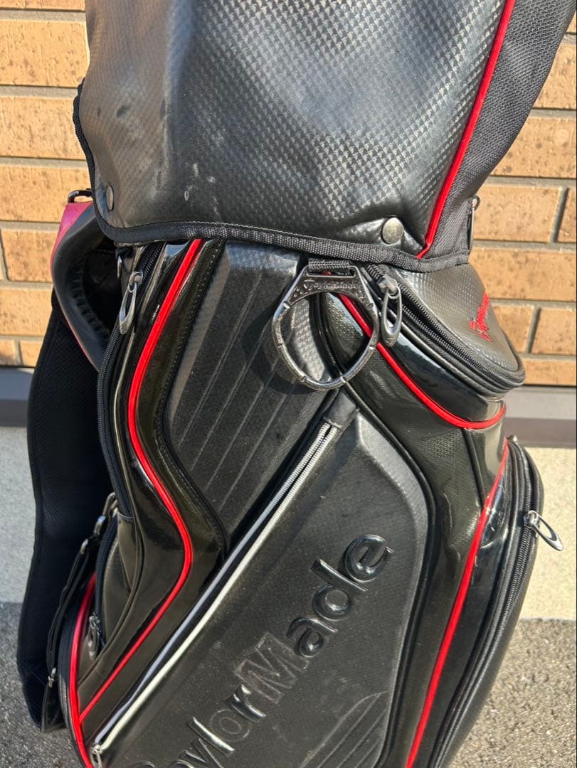 TaylorMade キャディバッグ ブラック/レッド
