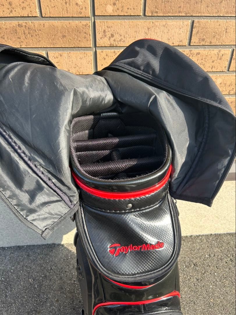 TaylorMade キャディバッグ ブラック/レッド