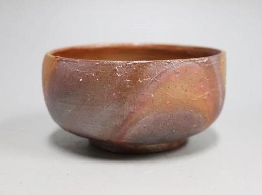 人間国宝　金重陶陽 　抹茶碗 M344