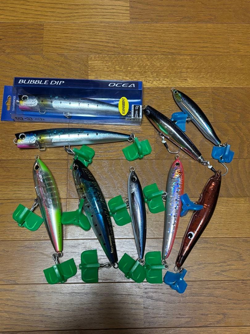 キャスティングゲーム　OCEA BUBBLE DIP 他ルアー 8個セット