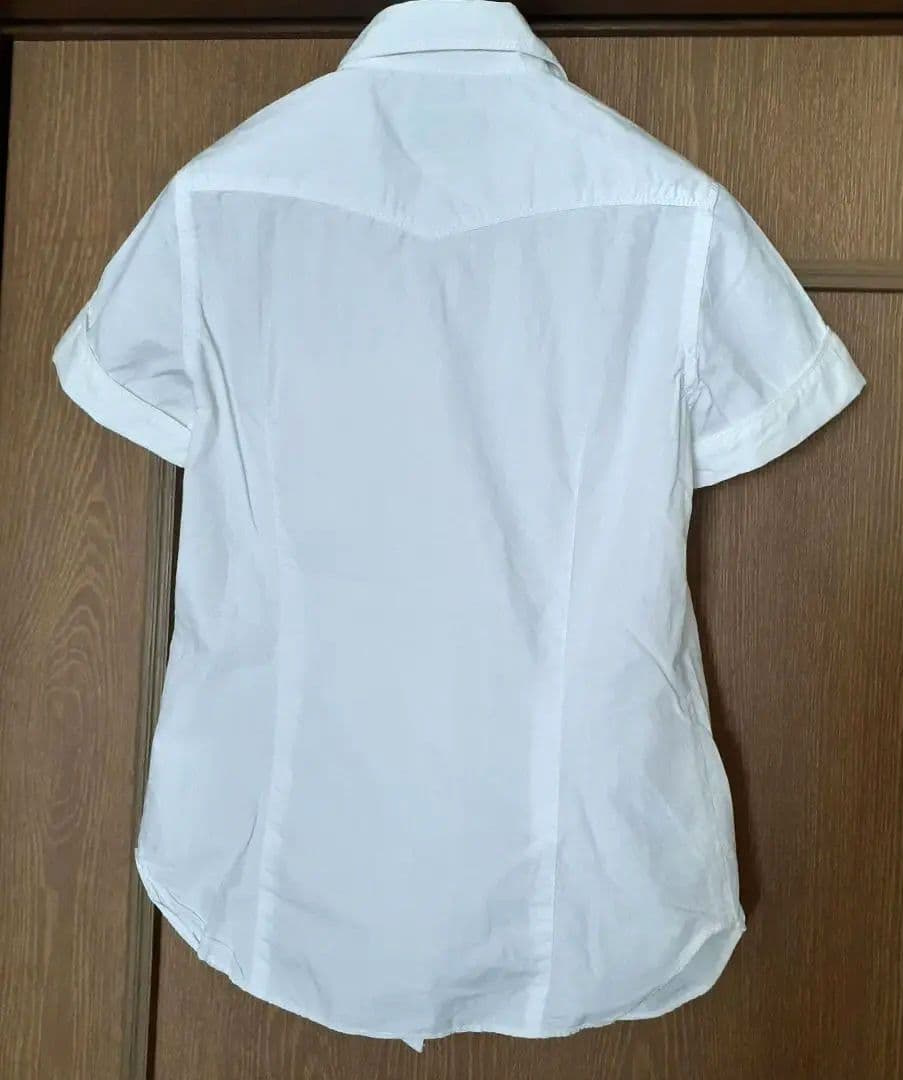 【未使用 タグ付き】 パーリーゲイツ　半袖 シャツ　レディース ゴルフウェア　白