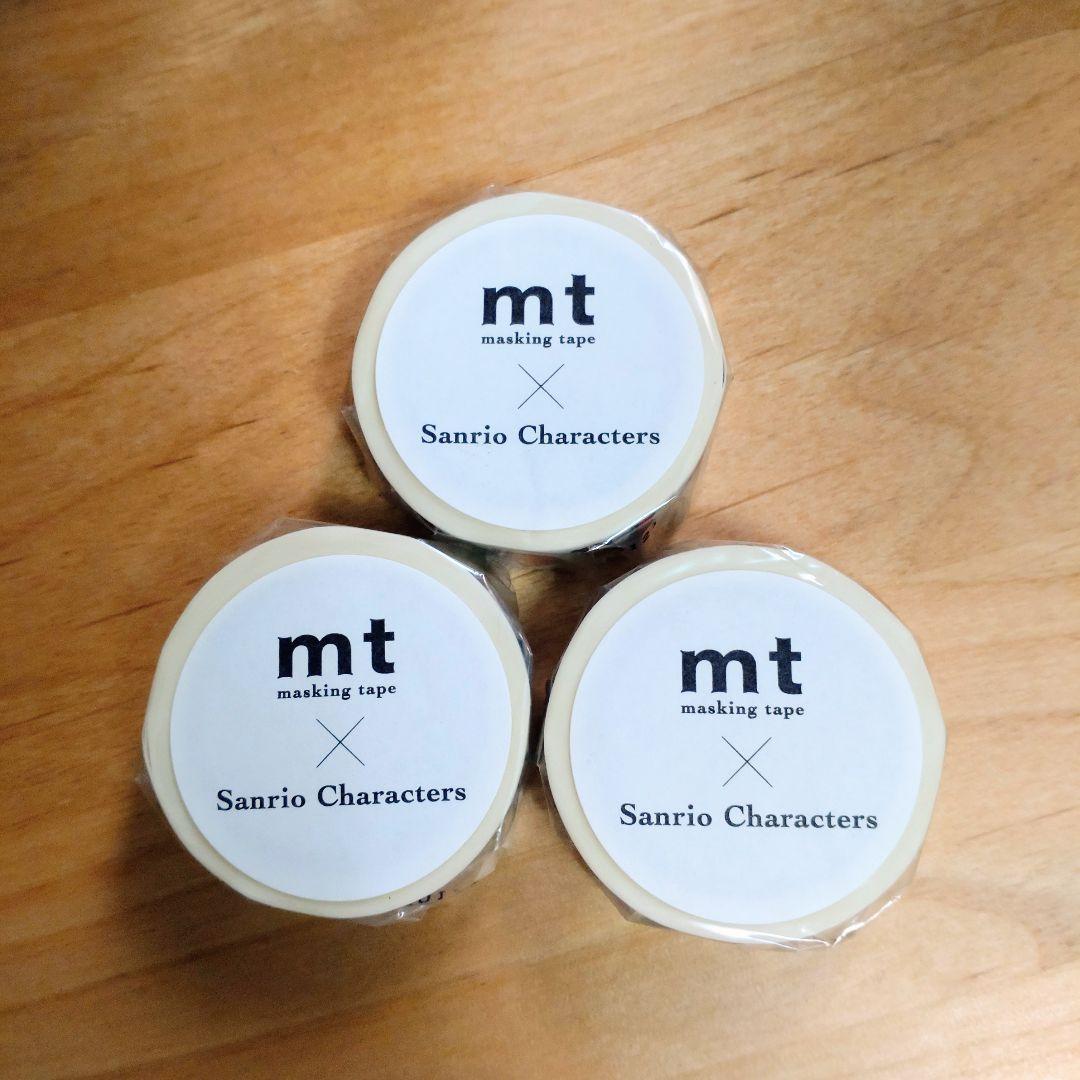 1017.新品　mt　マスキングテープ　ハローキティの小物　3個