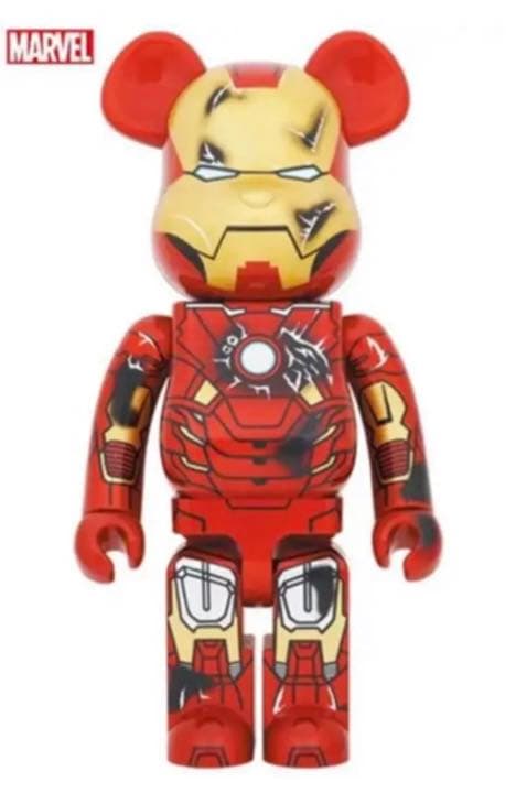 ベアブリック　アイアンマンダメージ