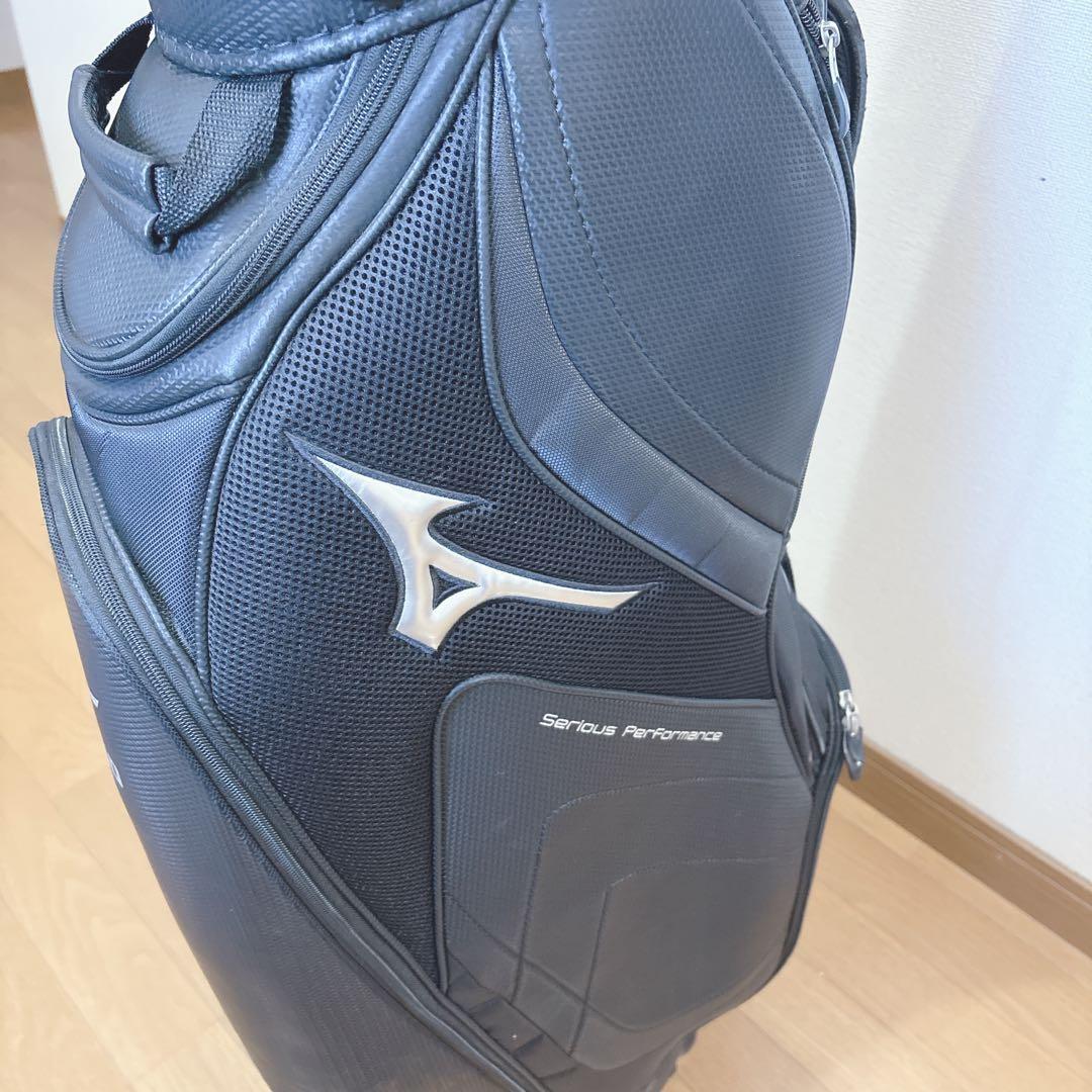 K445 MIZUNO ブラック キャディバッグ