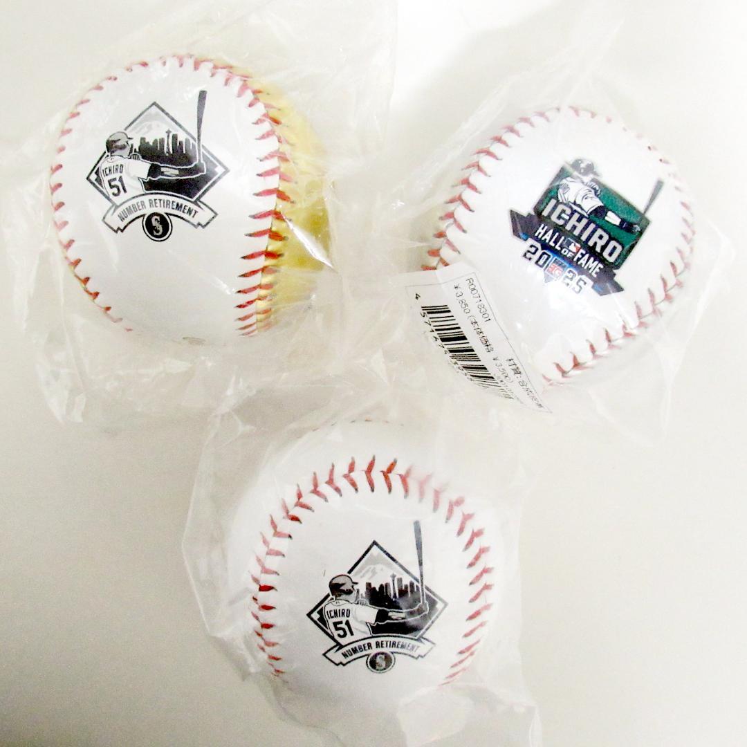 MLB イチロー 記念ボール Rawlings レプリカ 3個セット