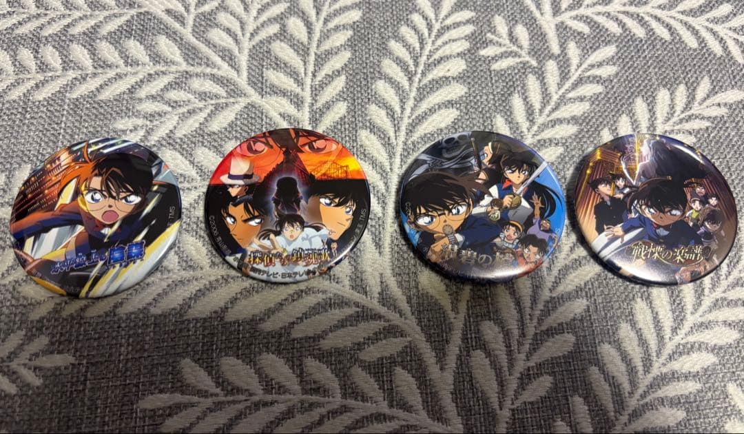 名探偵コナン 劇場版 20周年　缶バッジ 全19種