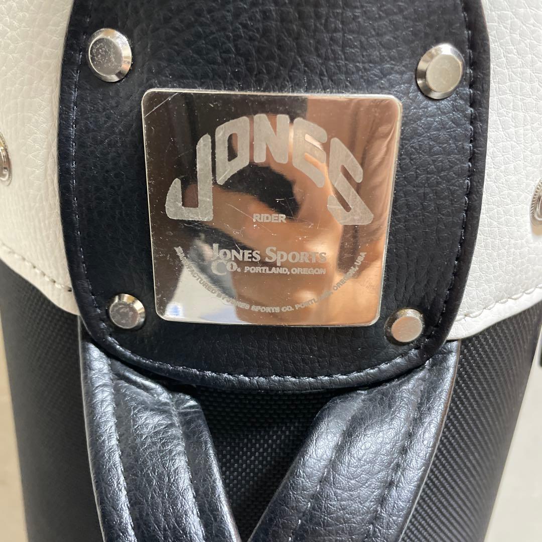 JONES RIDER ゴルフバッグ ブラック/ホワイト