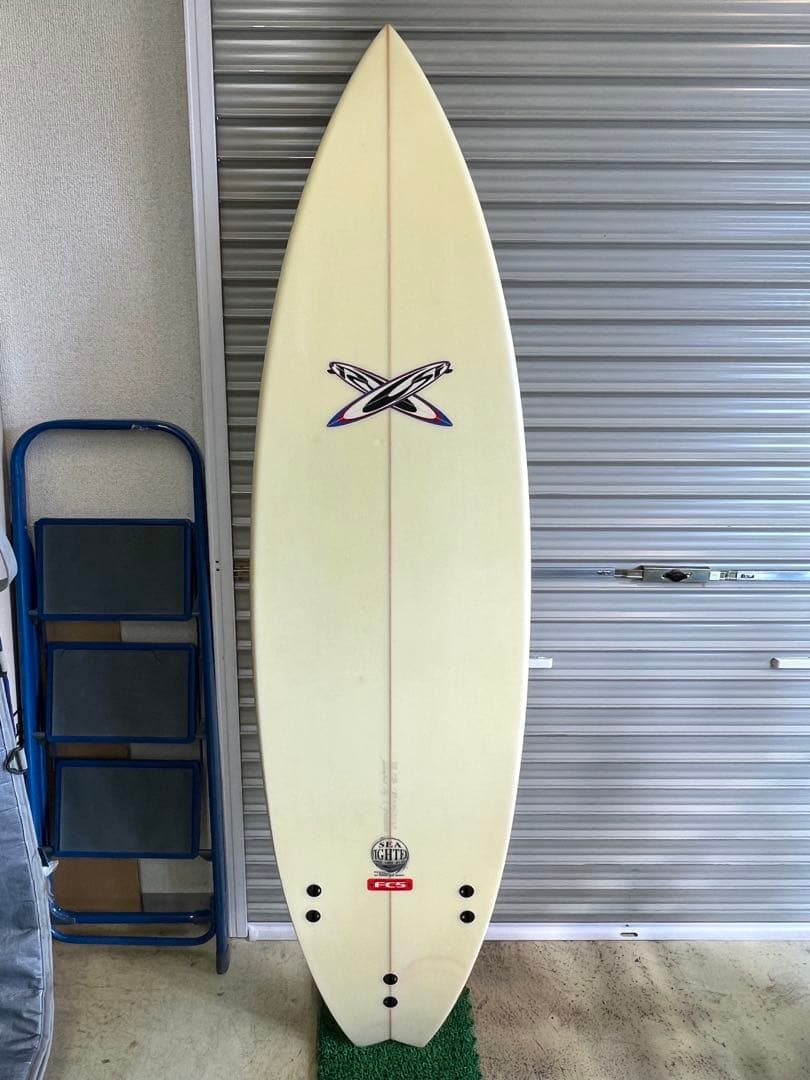 CSFサーフボード 6'0\" フィン+デッキパッド付き
