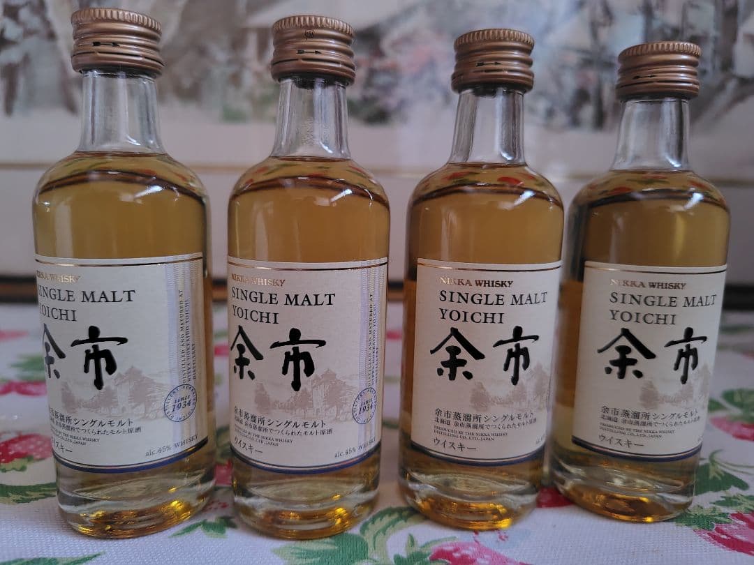 ニッカウヰスキー　新品未開封 NIKKA 余市　ミニボトル　50ml 4本セット