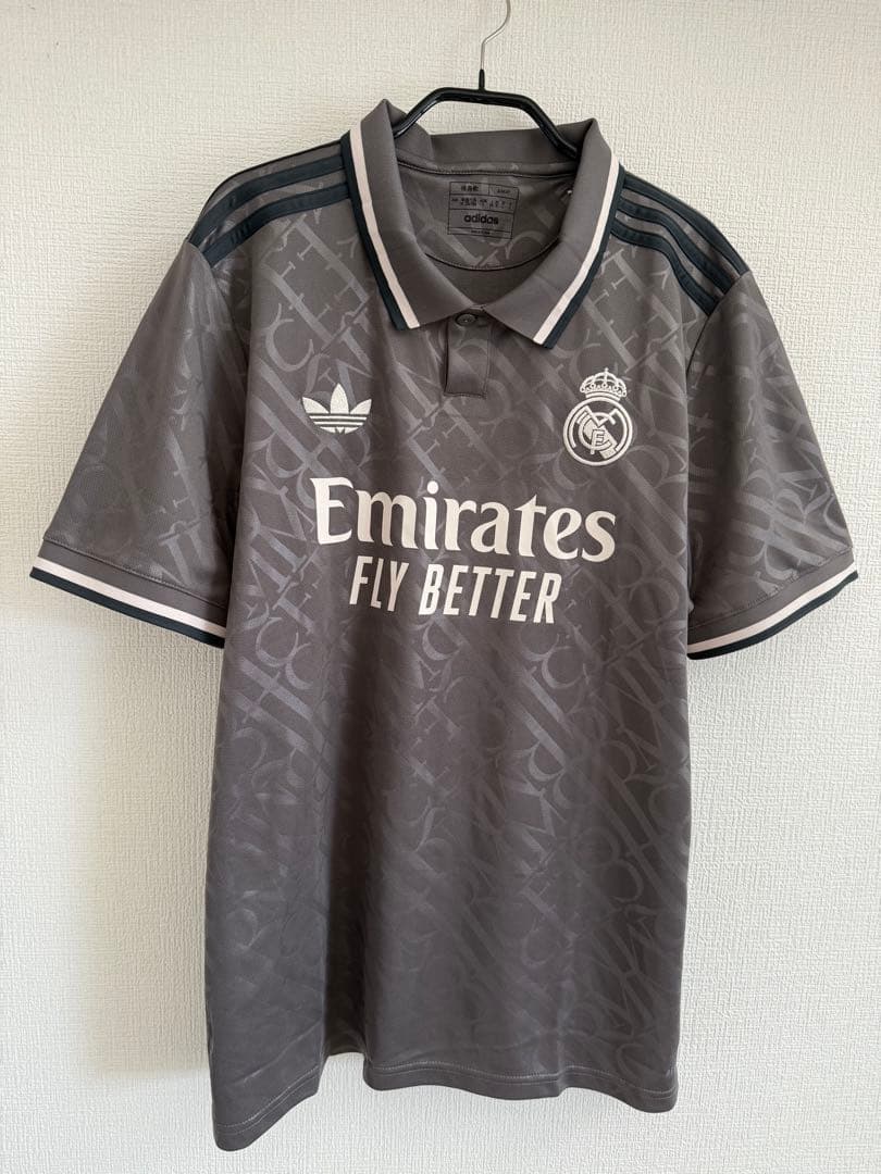 adidas Real Madrid シャツ 2XL グレー