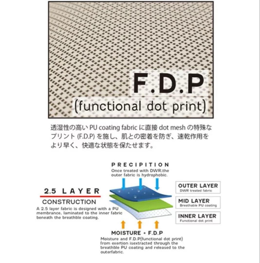 スノーボードウェア26LATE マウンテンロックスター　ブラック/オリーブ上下