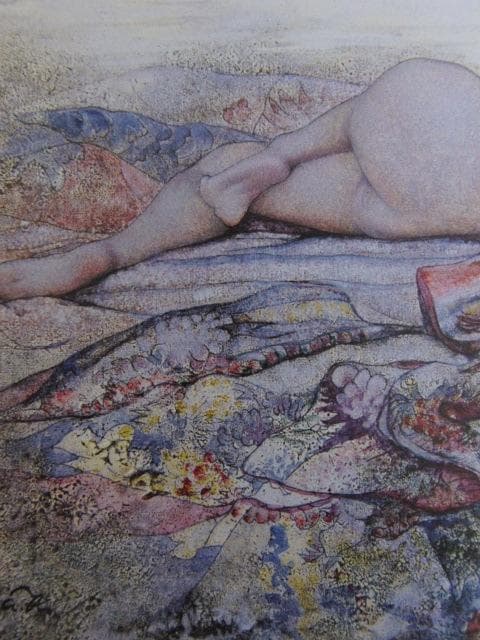 高田明義、【春陽】、希少な額装用画集より、新品額装付、状態良好