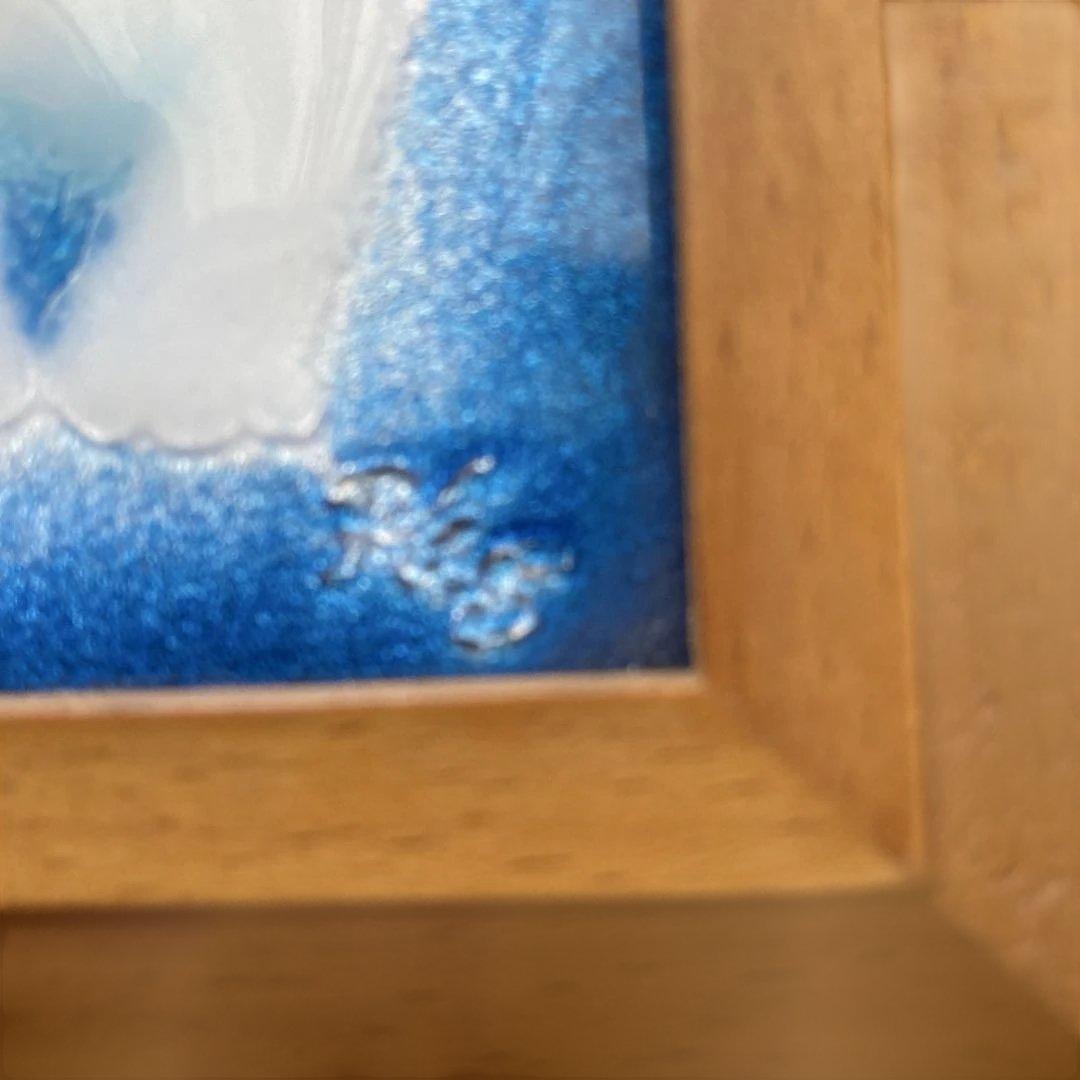 七宝焼きヒグチユウコ猫の壁掛け