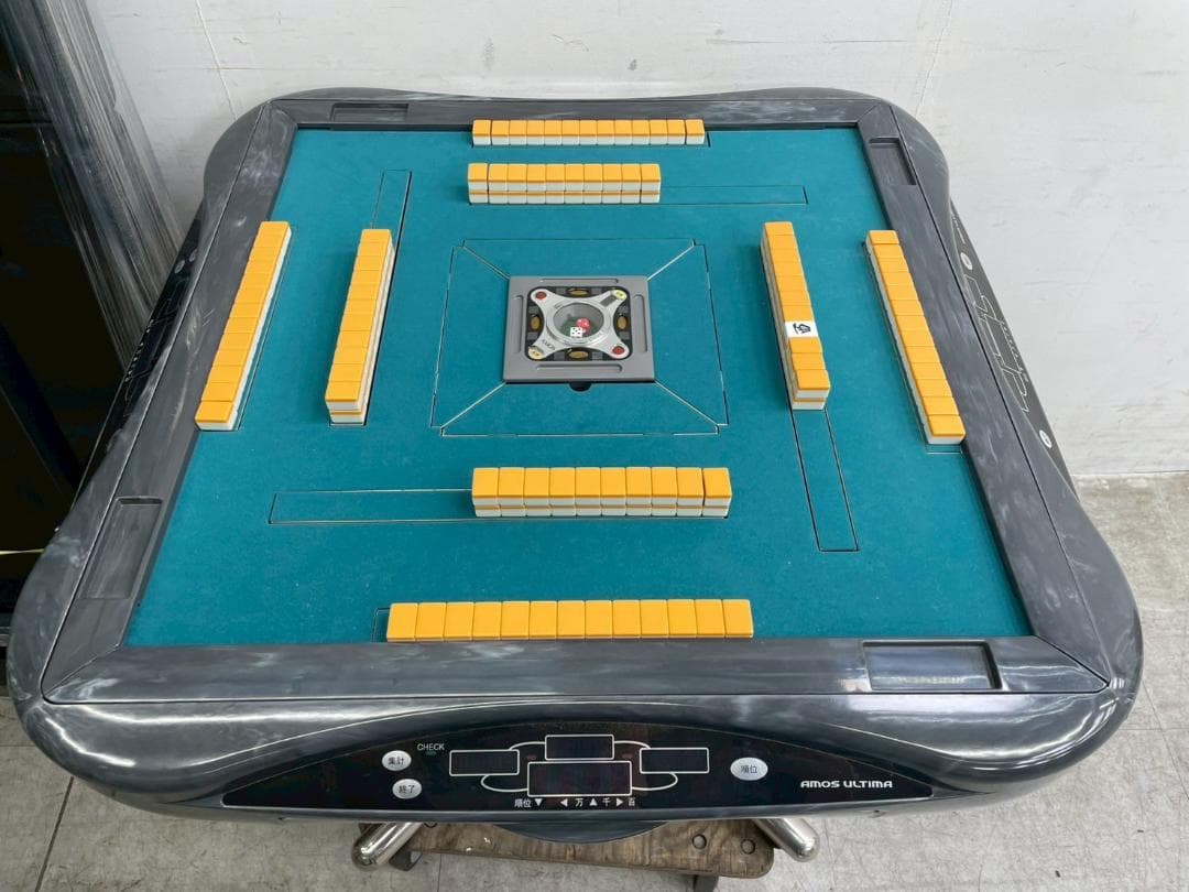 T7212☆美品☆AMOSアモス☆アルティマ☆全自動麻雀卓☆動作品☆マージャン台