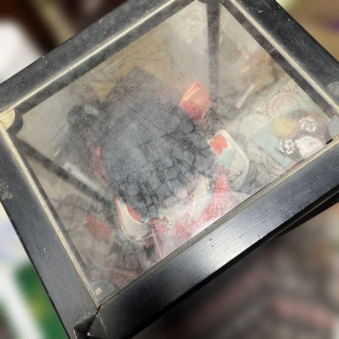 アンティーク・日本人形 市松人形 伝統的和装(着物を脱がせて作者確認済)