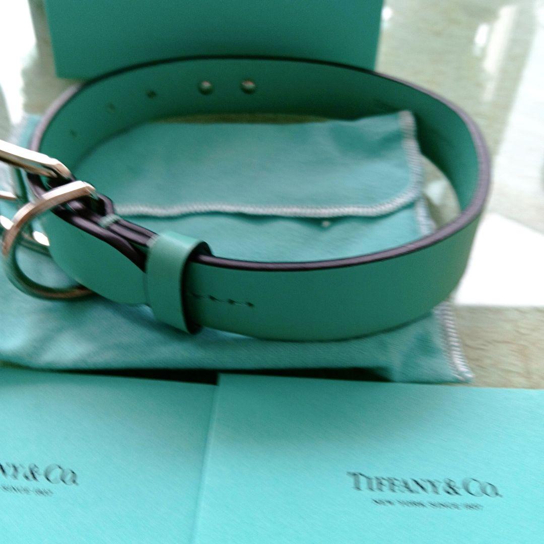 ティファニー　tiffany 犬　ペット　首輪　箱入り　格安　L 誕生日記念日