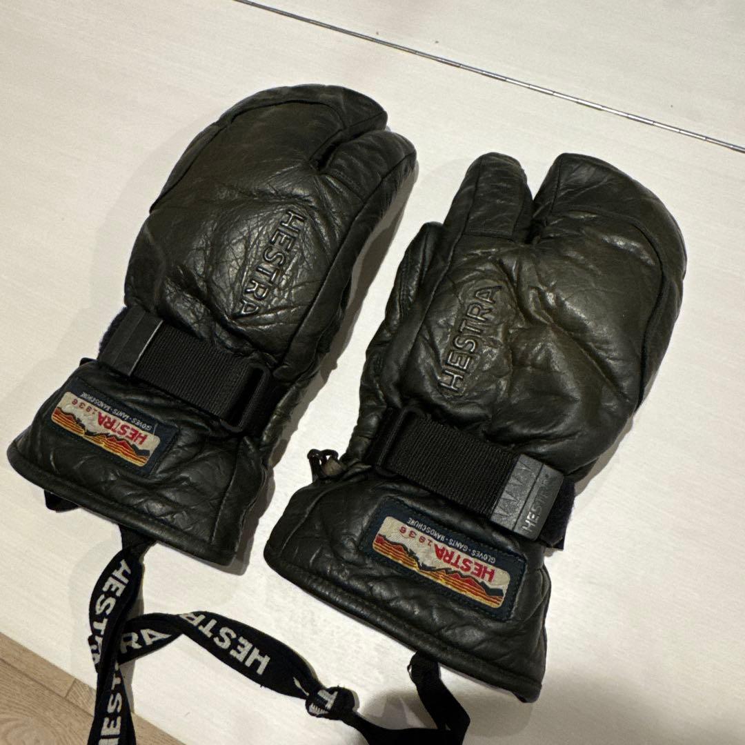Hestra レザー ミトングローブ ゴアテックス インナーセット