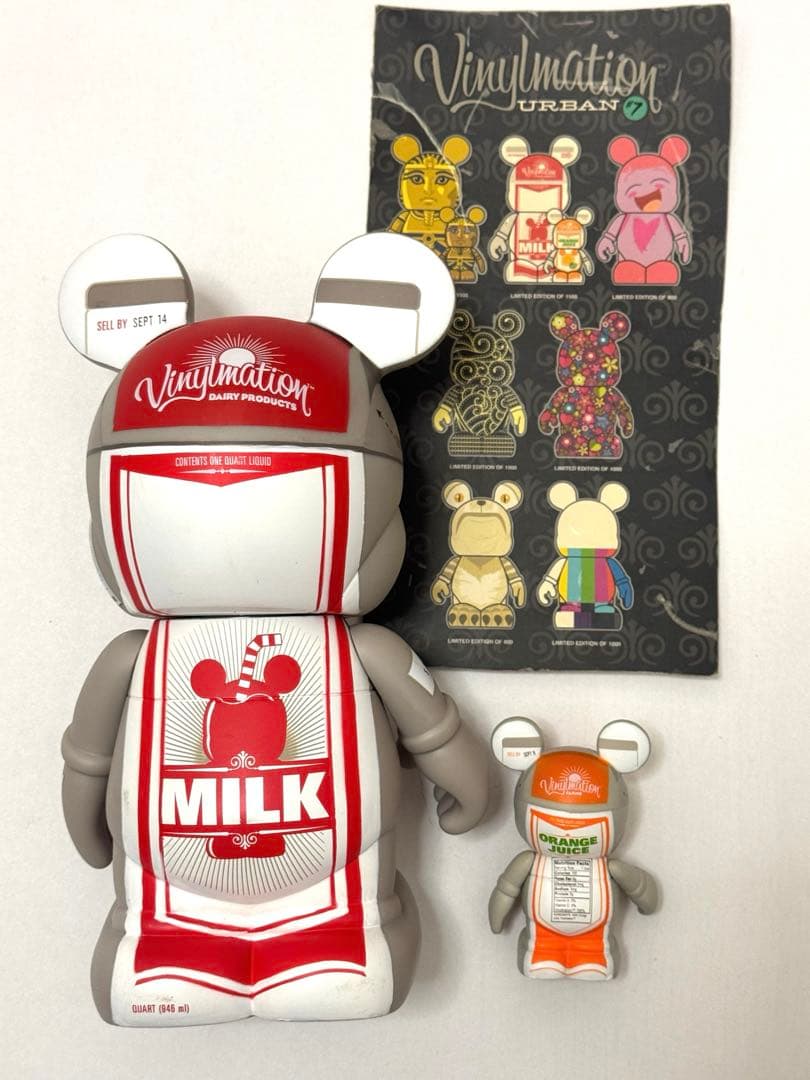 ディズニーバイナルメーション 9インチ3インチ　ジュース