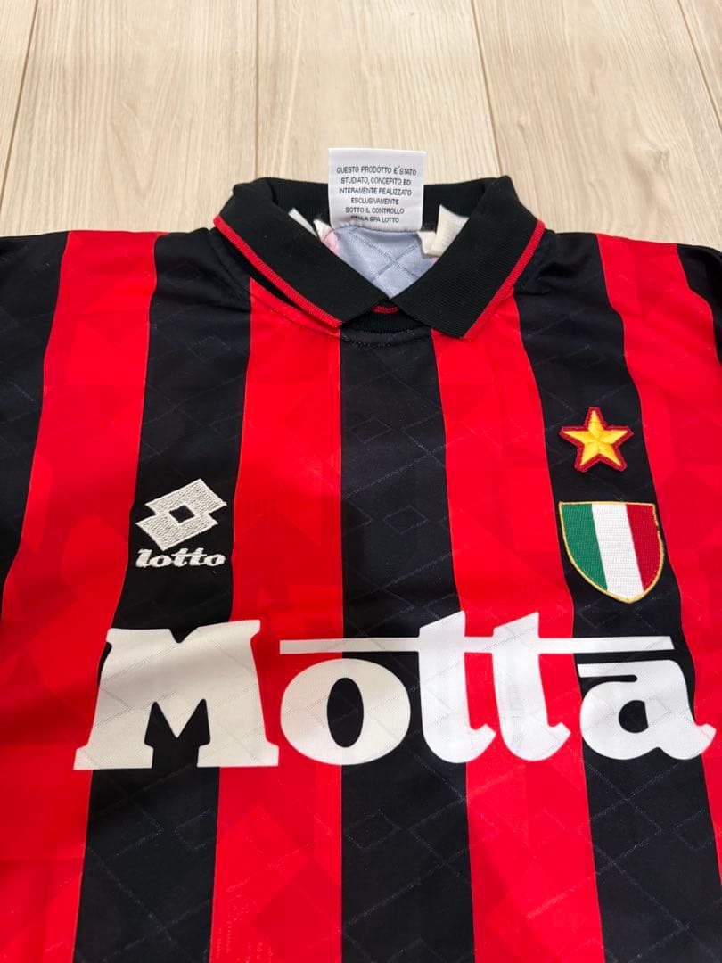 93-94 ACミラン　サビチェビッチ選手 支給品　ユニフォーム　検　実使用