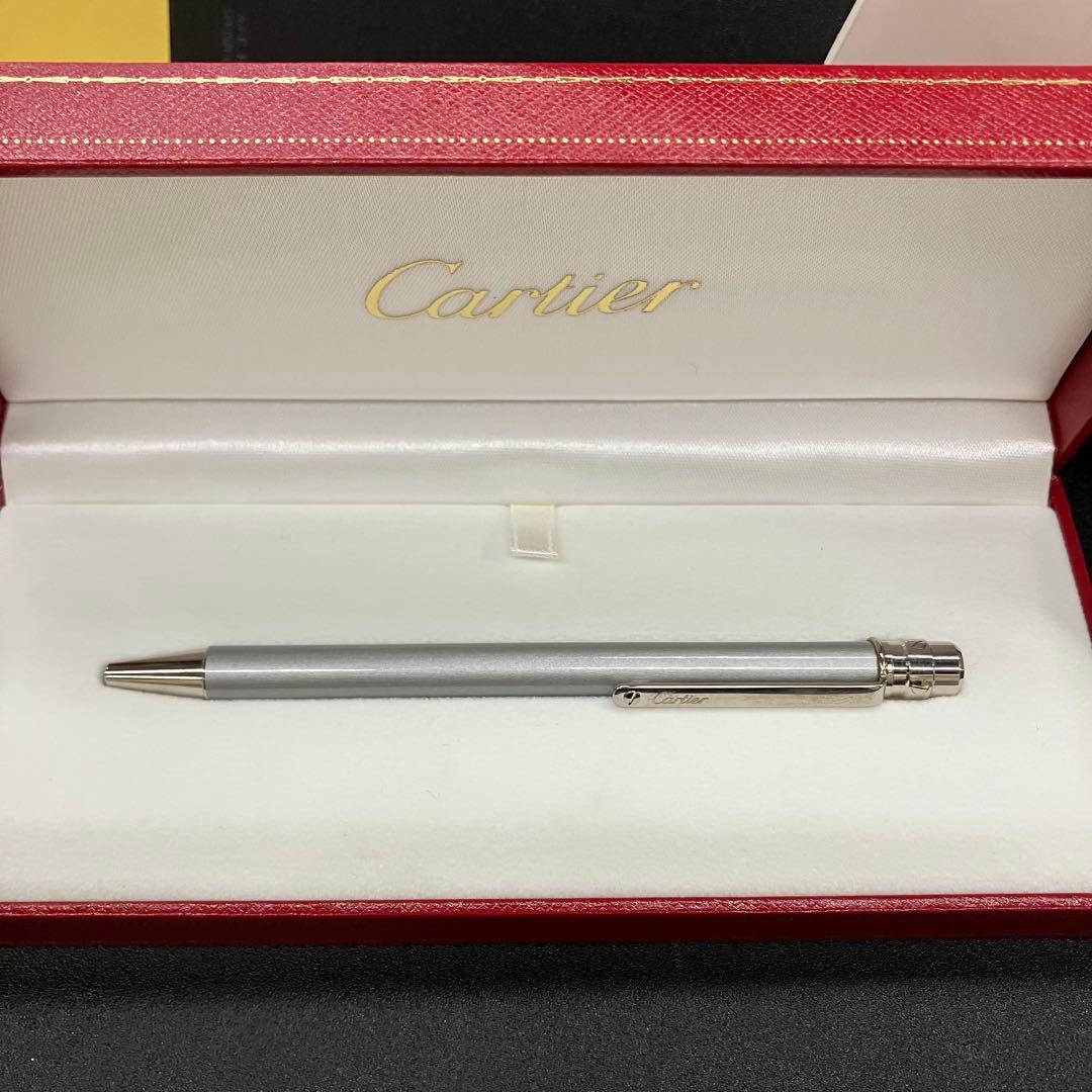 【美品】Cartier シルバー　ボールペン 箱付き