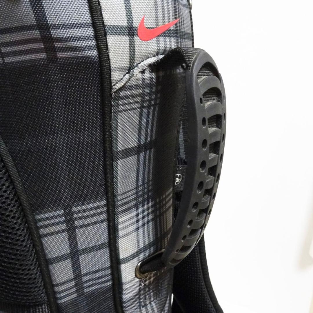 【希少・廃番品】ナイキ スタンド キャディバック BG0288 チェック柄 軽量
