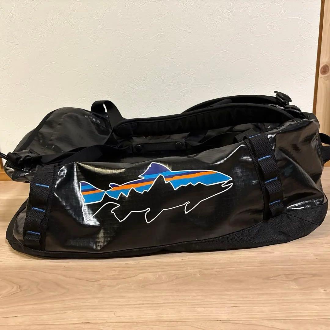 【希少】ブラックホールダッフル Fitz Trout 55L パタゴニア