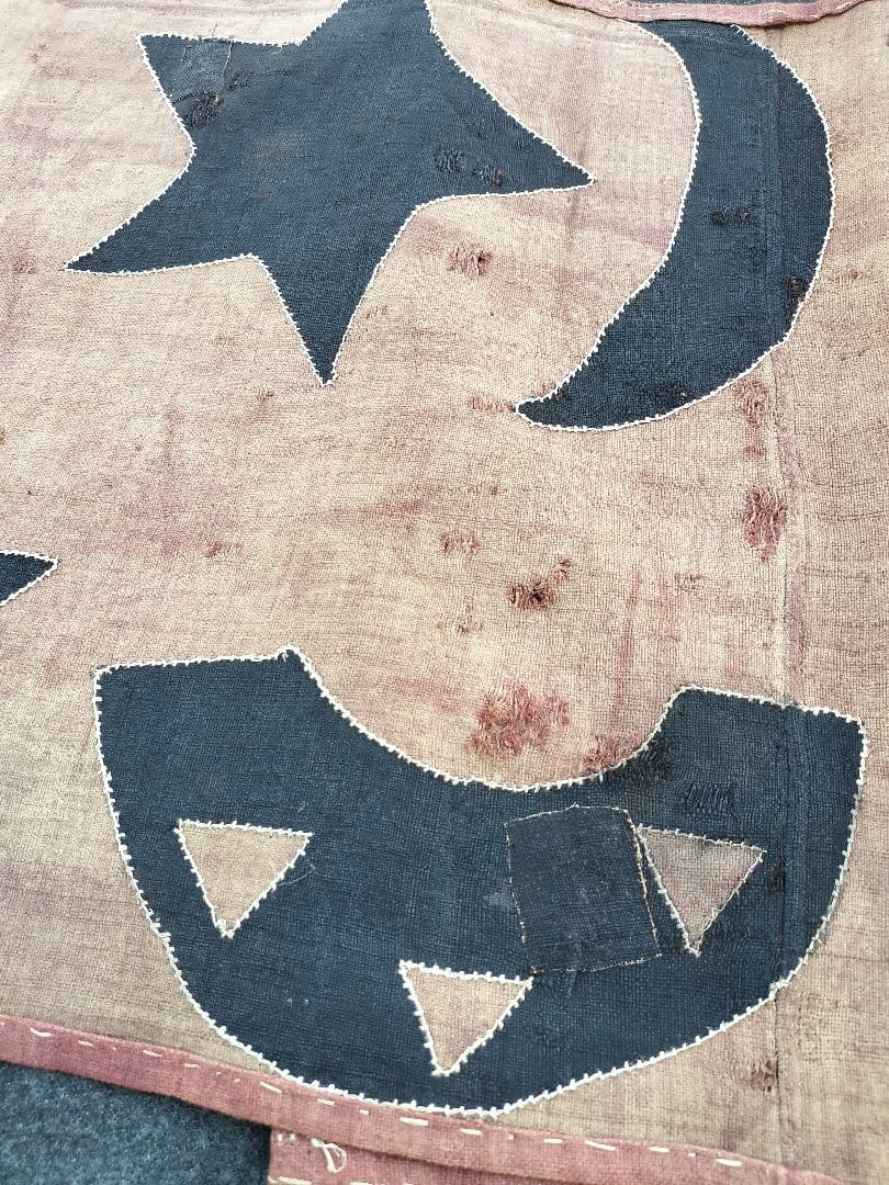 巨大　クバ布　アフリカ　3.6m 民藝　アンティーク