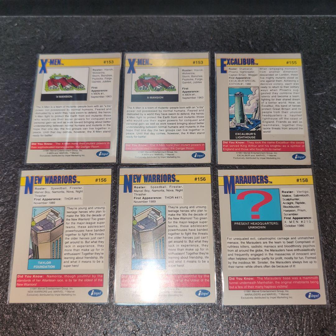 MARVEL 1991 トレーディングカード まとめ メルカリ便