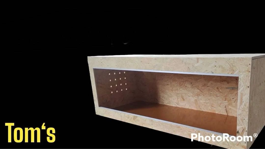 【特】爬虫類ケージ　120×35×35 背面スライド窓　金網左　ストッパー2個