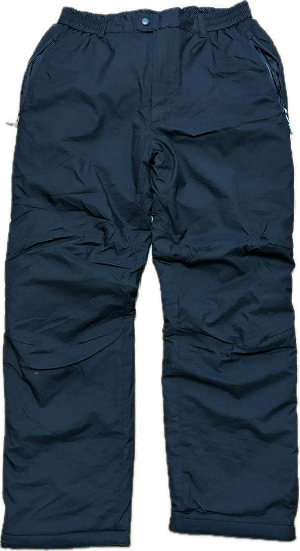 極美品！SHIMANO 中綿 撥水ナイロン 上下セット カモフラ ブラック XL