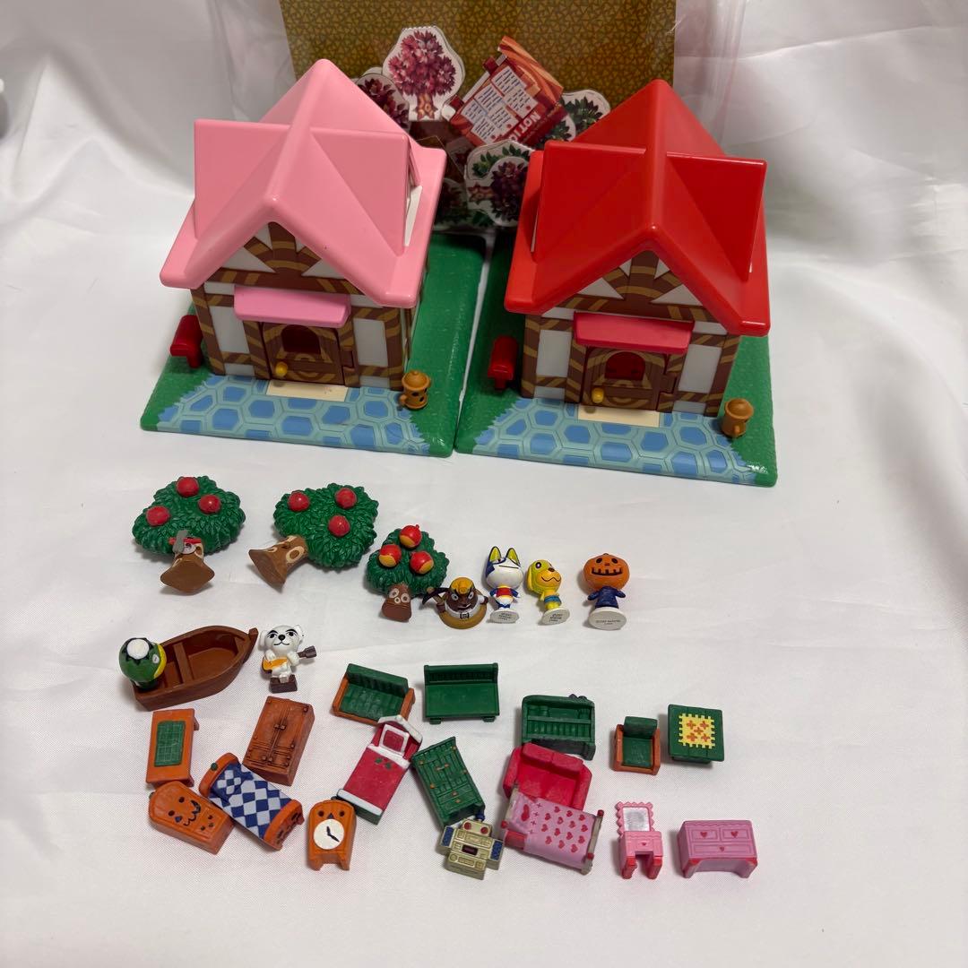 どうぶつの森　フィギュア　森をつくろう　どうぶつの森　e+ 当時物