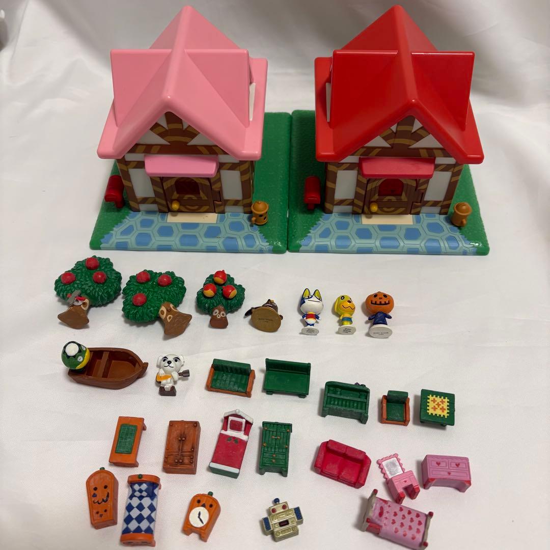 どうぶつの森　フィギュア　森をつくろう　どうぶつの森　e+ 当時物