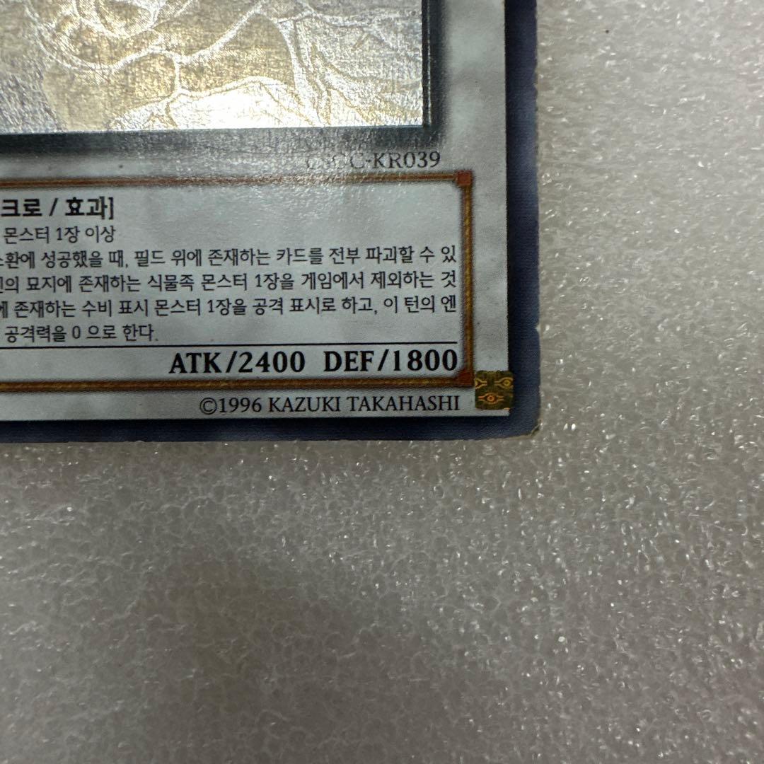 し*せ様 韓国版 ブラック・ローズ・ドラゴン ホログラフィックレア