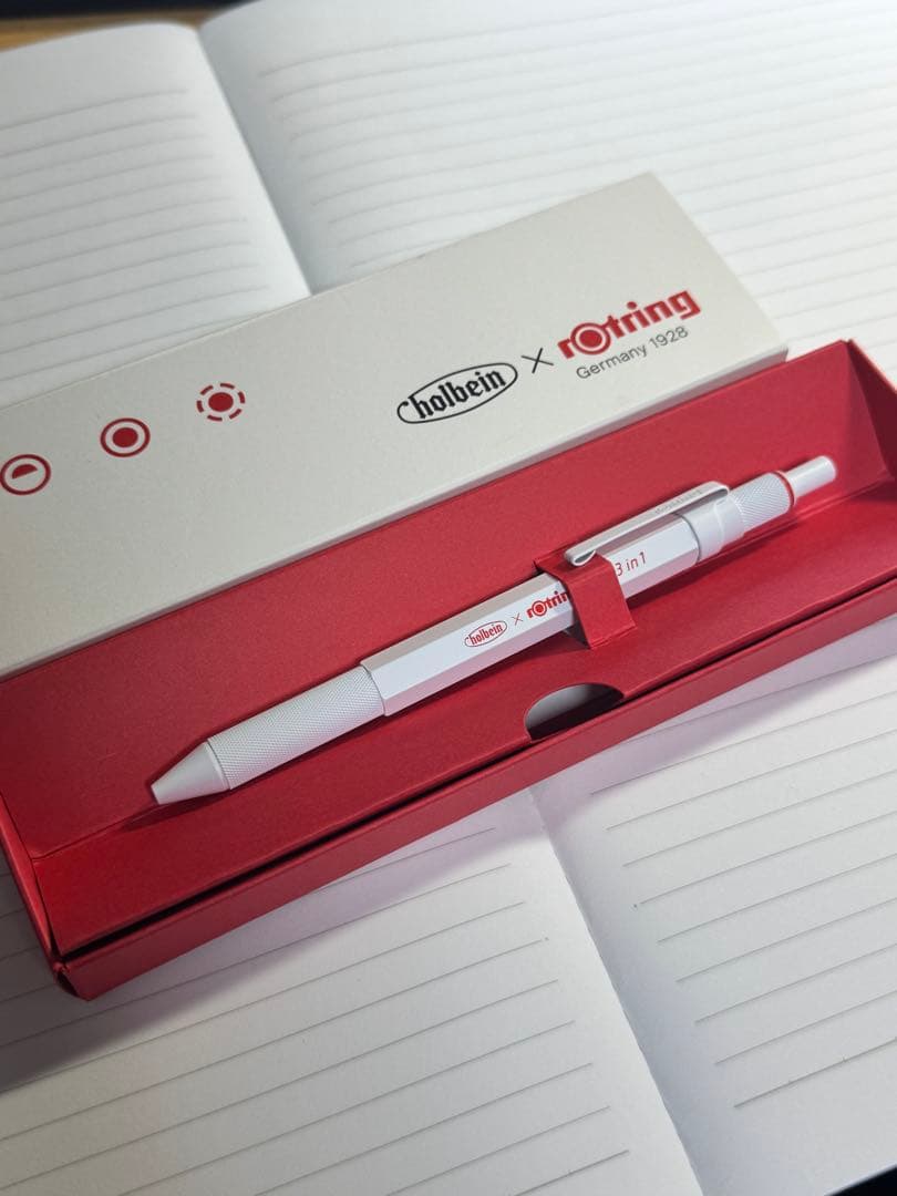 【限定色】ロットリング600 3in1 ホルベイン　パーマネントホワイト