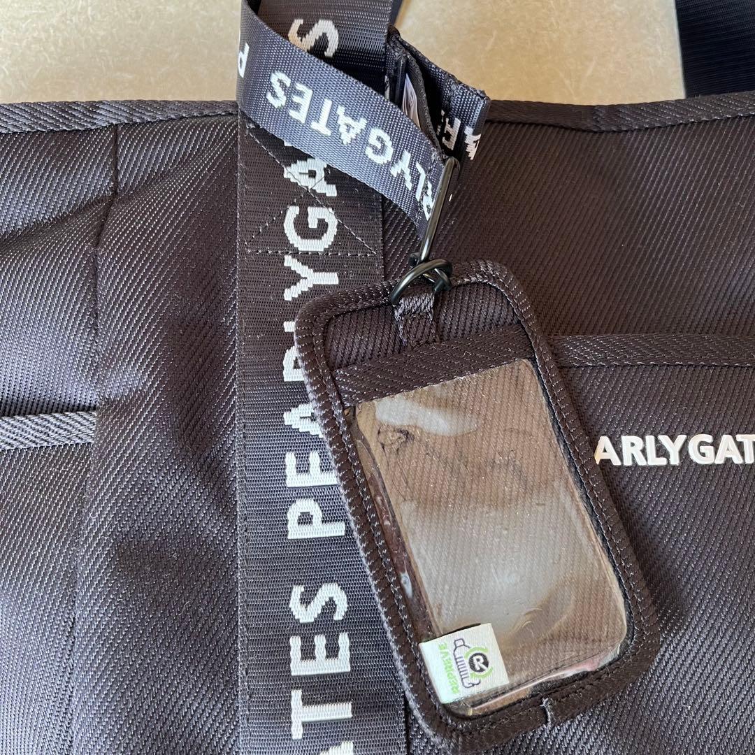 PEARLYGATES ロッカーバッグ　ネームタグ付き　ダークネイビー