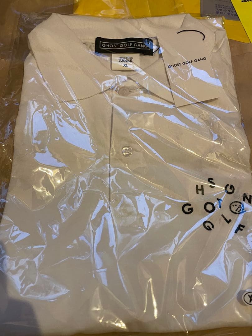 GHOST GOLF GANG ポロシャツ XL ホワイト