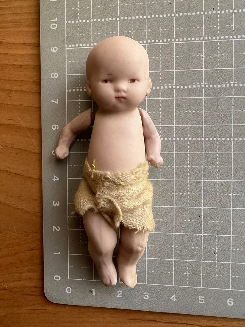 【アンティーク】ドイツ製ベビードールと椅子セット