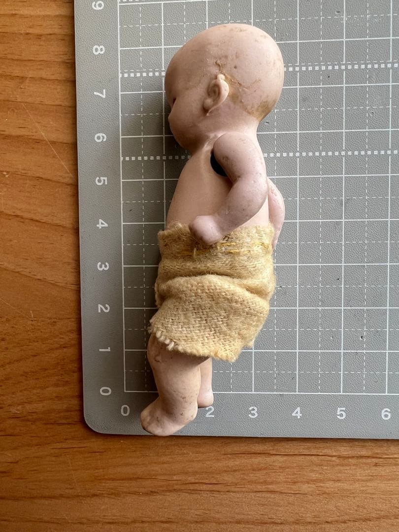 【アンティーク】ドイツ製ベビードールと椅子セット