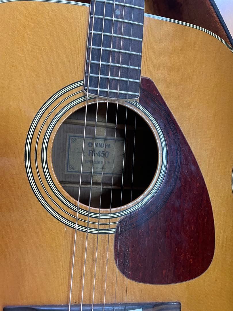 YAMAHA.FG-450グリーンラベル 。むちゃ鳴ります。2/1出品取り消し