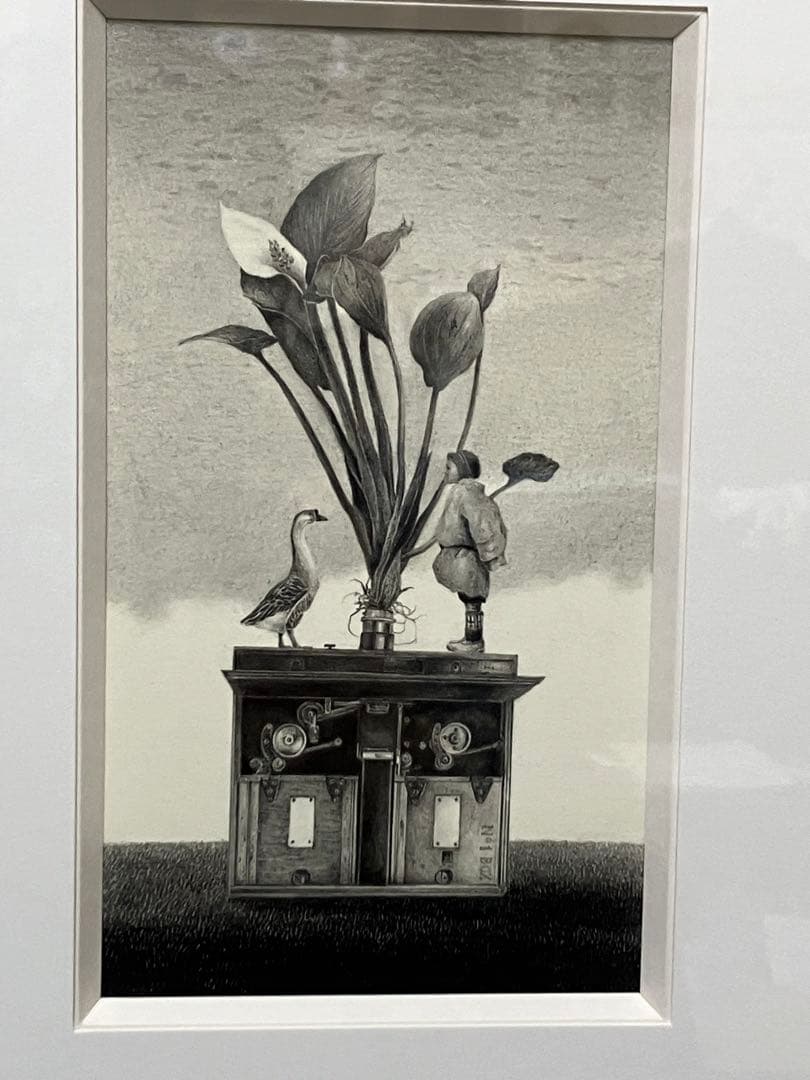 世界に一つ　河内良介「フィルム・スプール」鉛筆画(2018年)