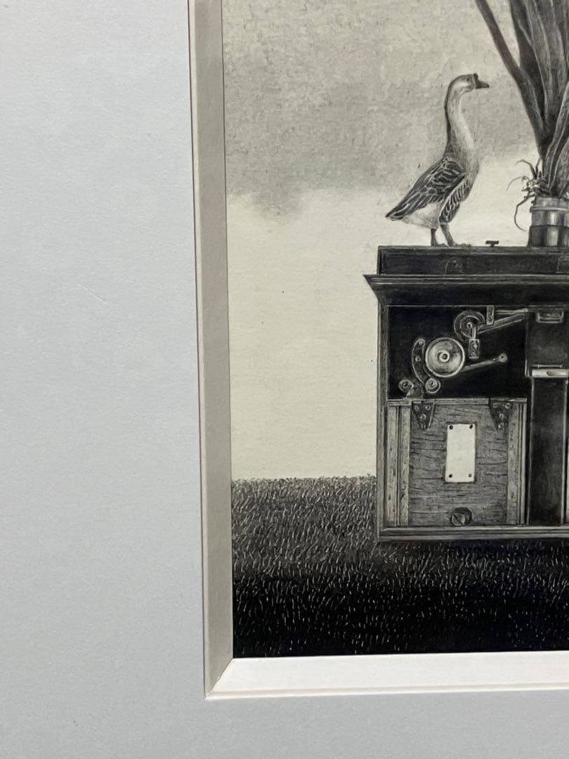 世界に一つ　河内良介「フィルム・スプール」鉛筆画(2018年)