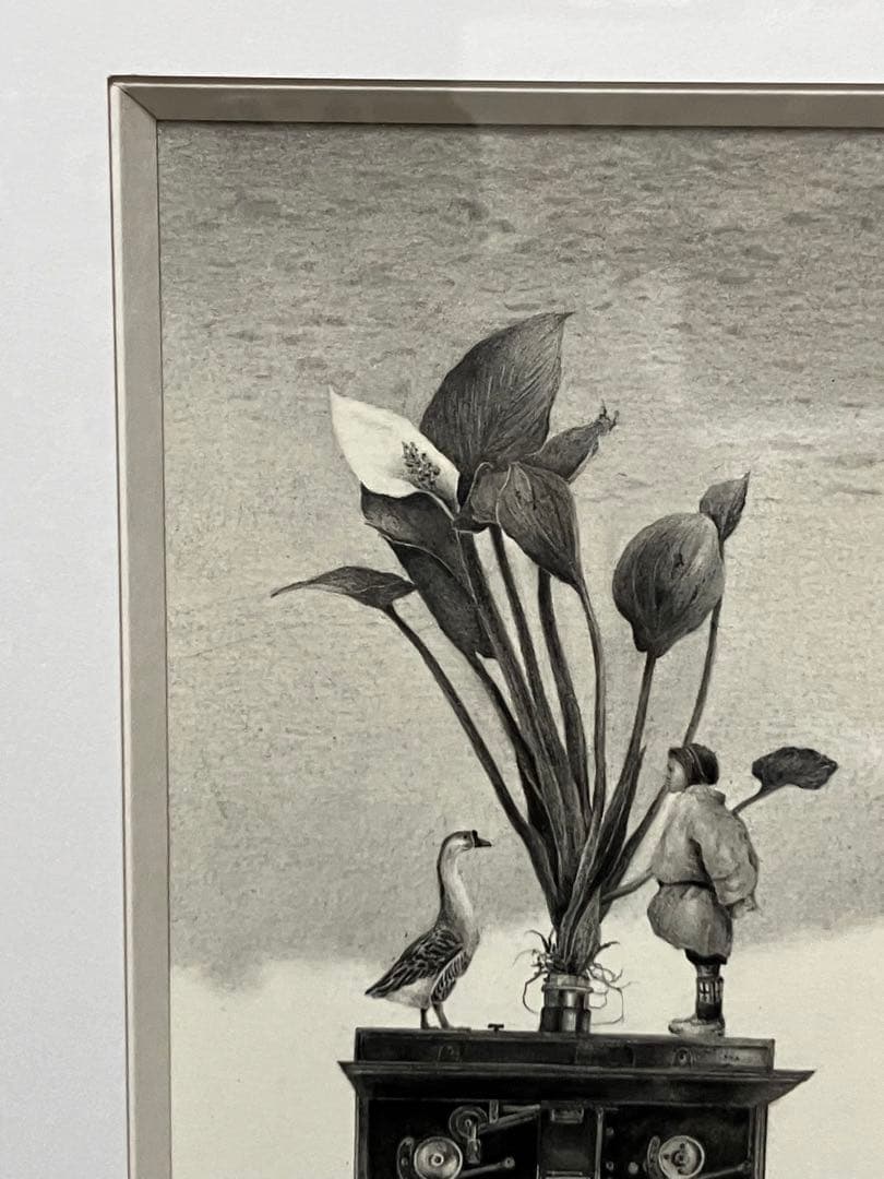 世界に一つ　河内良介「フィルム・スプール」鉛筆画(2018年)