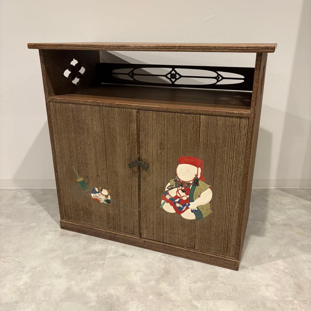 和製アンティーク　東京銀座　鷲塚高等箪笥店　桐箪笥