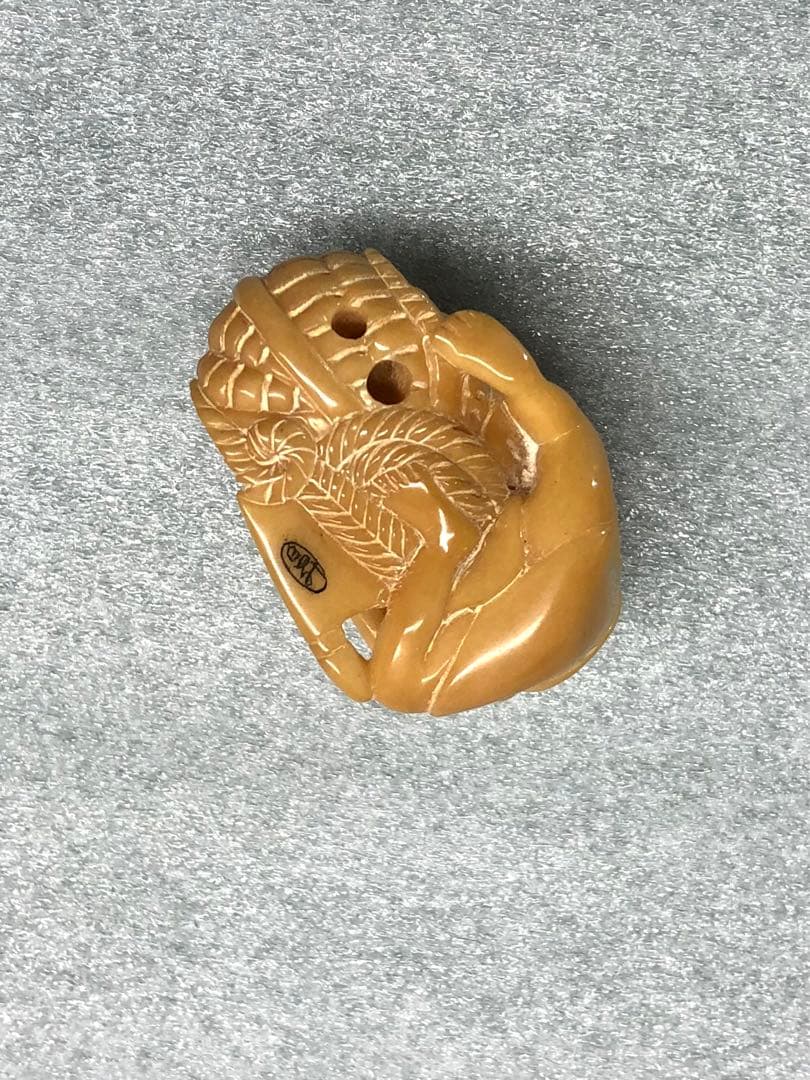 根付　時代提物　天然素材