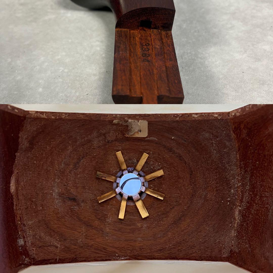 メンテナンス済み　津軽三味線　紅木　糸巻　ニ本溝　正寸　津軽塗胴掛け　べっ甲バチ