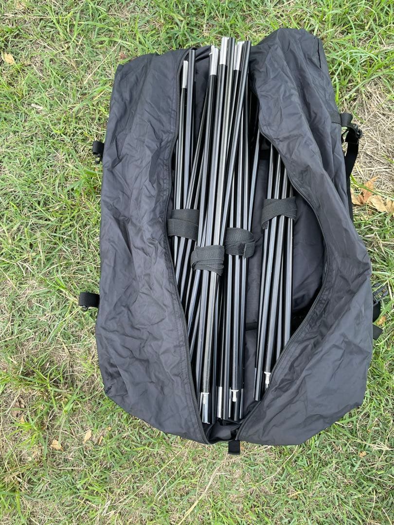 DODカマボコテント2 ブラック　グランドシート　テントマット　セット売り