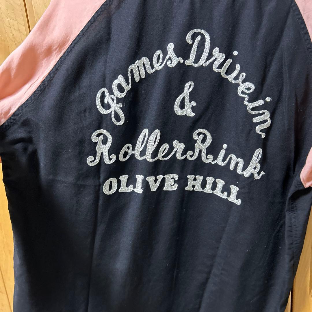 東洋 Style Eyes スタイルアイズ 刺繍レーヨンシャツ ボーリングシャツ