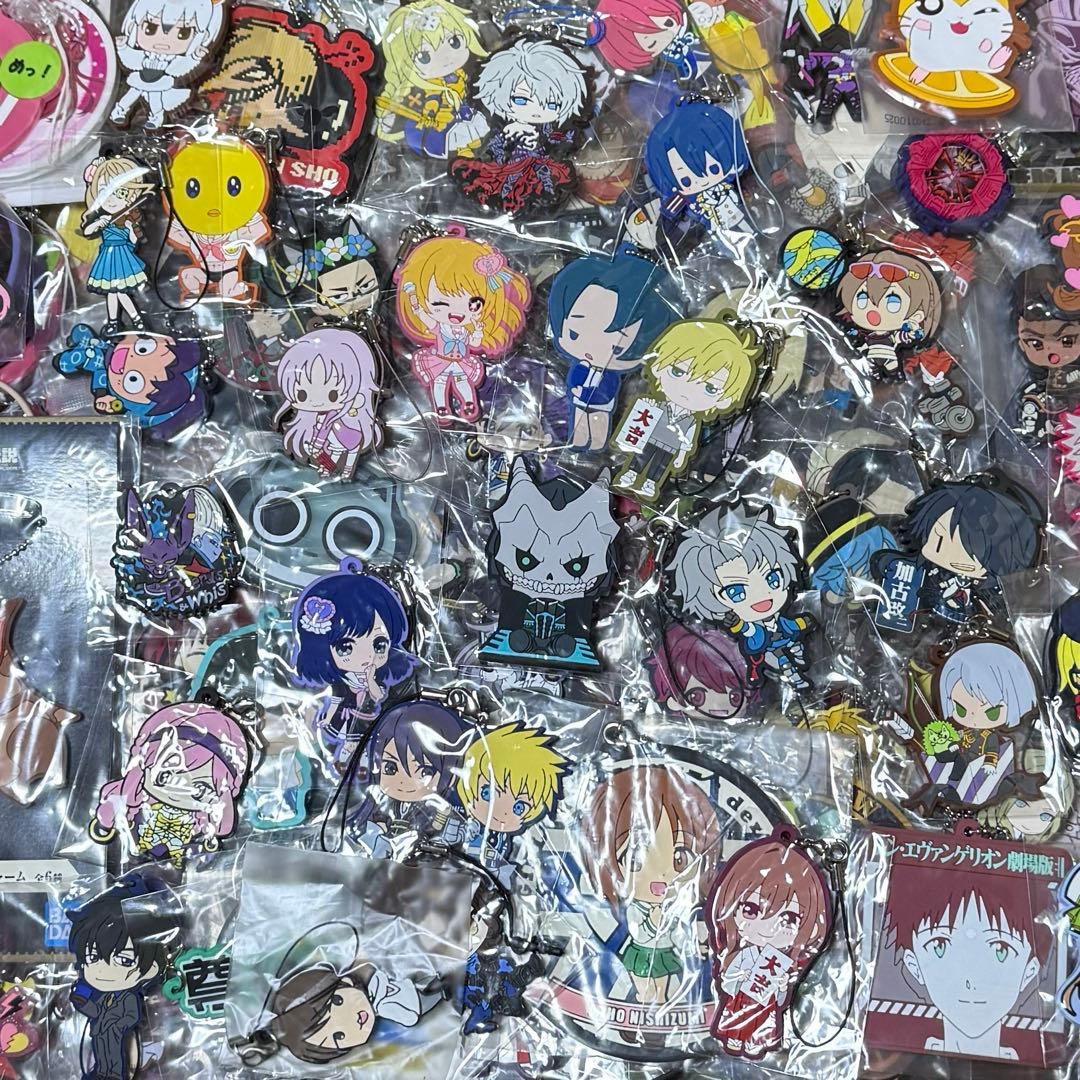 アニメ・キャラクター系グッズ ラバーストラップ系まとめ売り 約1074個セット
