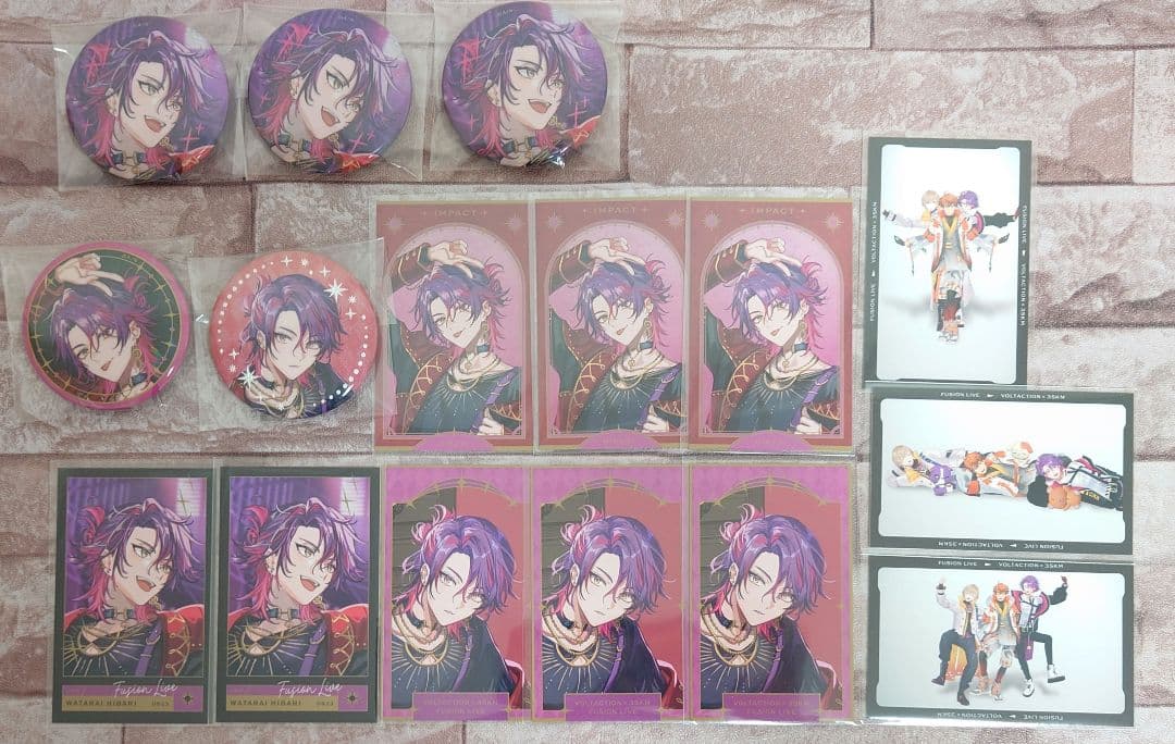 にじさんじ IMPACT 渡会雲雀 缶バッジ チェキ フォトカ 太陽組