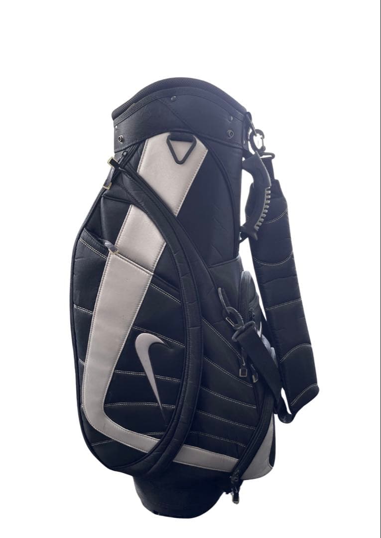 【中古品・希少モデル】NIKE プレミアム キャディバッグ 黒×グレー 軽量◎